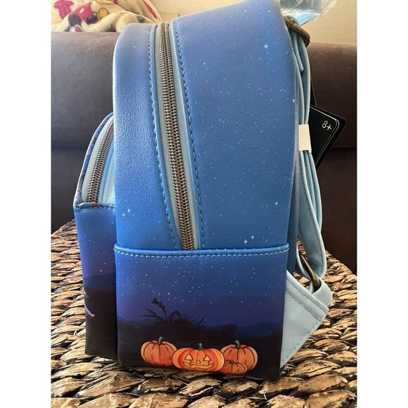 Loungefly Disney Winnie The Pooh Pumpkin Patch Mini Backpack - Picture 3 of 7